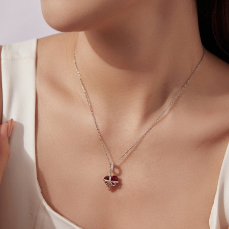 Pandantiv argint inimioara si fundita [5]