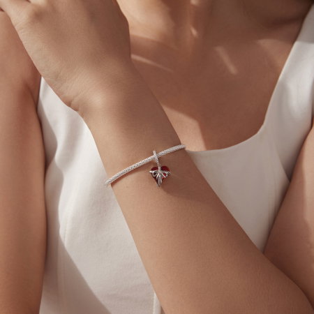 Pandantiv argint inimioara si fundita [2]