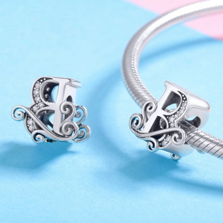 Pandantiv argint litera B [3]