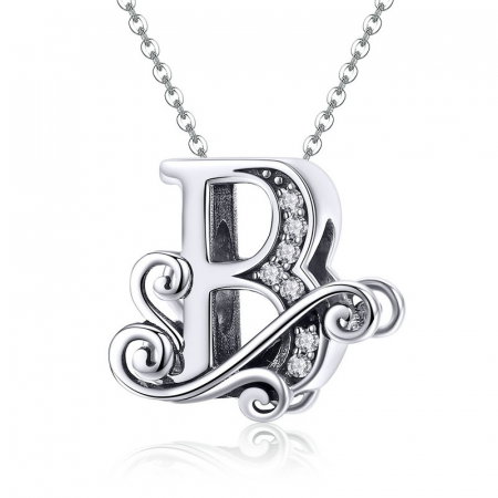 Pandantiv argint litera B [6]