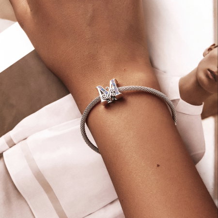 Pandantiv argint litera M [4]