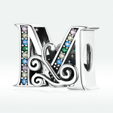 Pandantiv argint litera M [6]