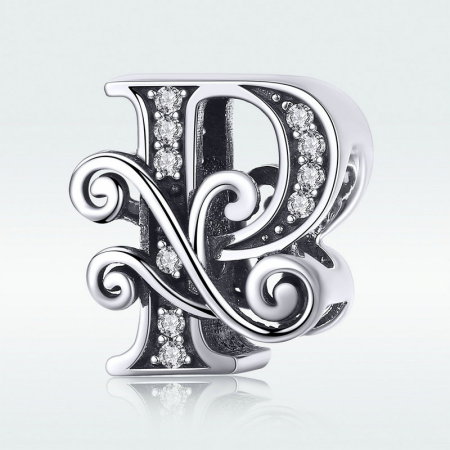 Pandantiv argint litera P [8]