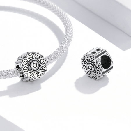 Pandantiv argint lotus vintage [3]