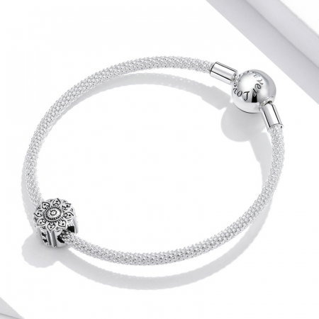 Pandantiv argint lotus vintage [2]