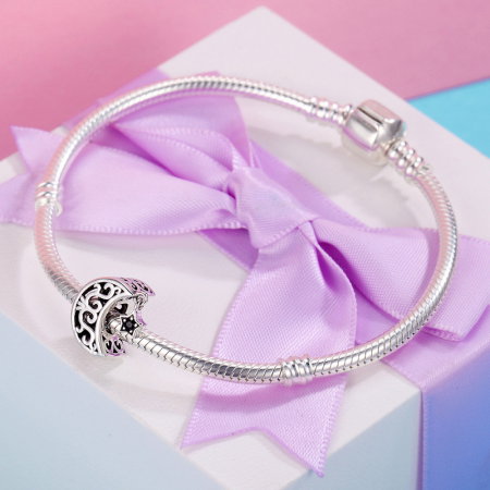 Pandantiv argint luna si luceafarul [1]