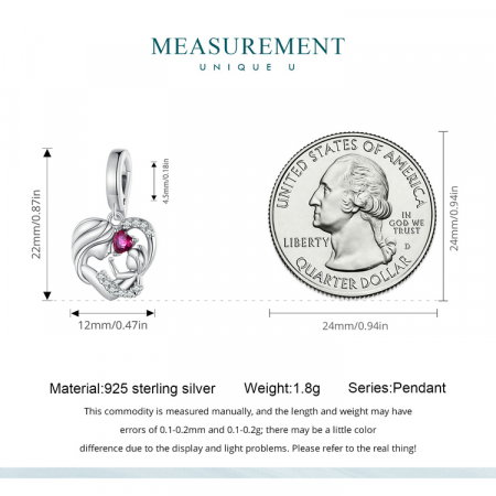 Pandantiv argint mama si pruncul [10]