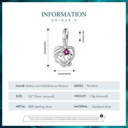 Pandantiv argint mama si pruncul [9]