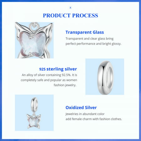 Pandantiv argint fluturas [16]