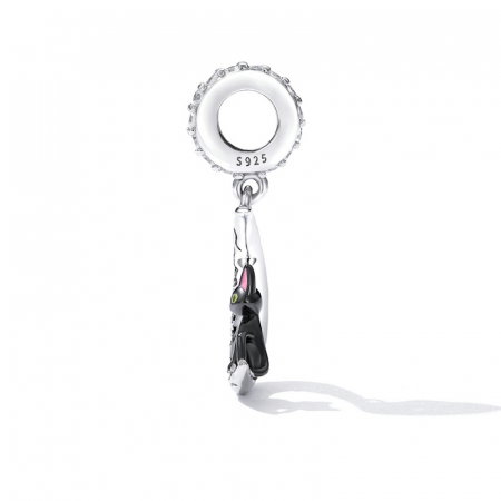 Pandantiv argint mooncat [2]