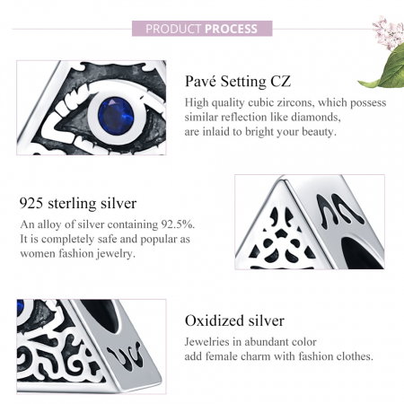 Pandantiv argint ochi de deochi [5]