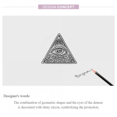 Pandantiv argint ochi de deochi [4]