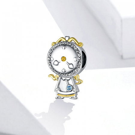 Pandantiv argint  orologiu cu pendul [2]