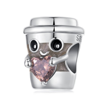 Pandantiv argint pahar de cafea cu Zirconia [0]