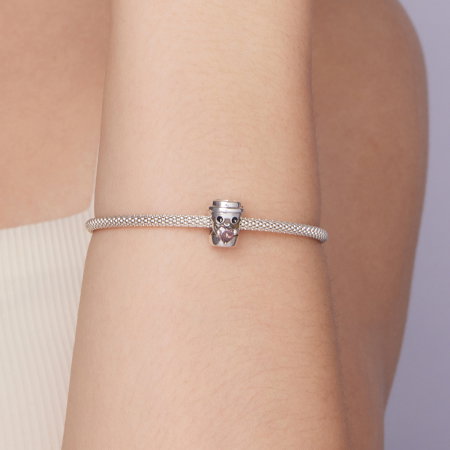 Pandantiv argint pahar de cafea cu Zirconia [1]