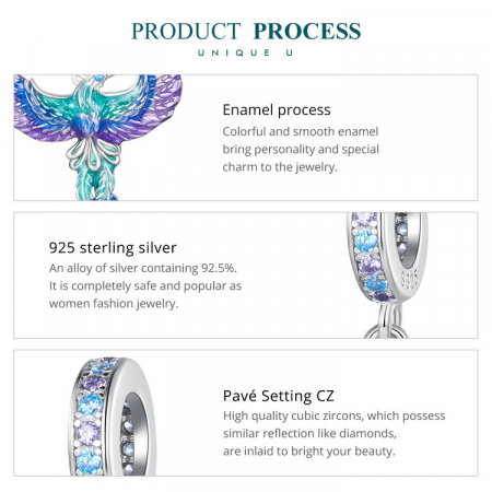 Pandantiv argint pasarea phoenix [10]