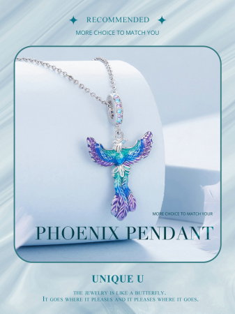 Pandantiv argint pasarea phoenix [12]