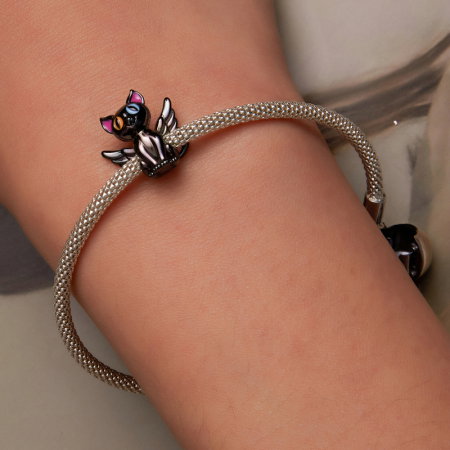 Pandantiv argint pisicuta inger [5]