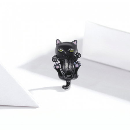 Pandantiv argint  pisicuta neagra [8]