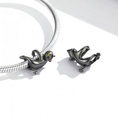 Pandantiv argint  pisicuta neagra [3]