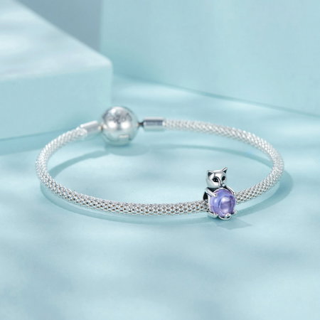 Pandantiv argint pisicuta norocoasa [6]