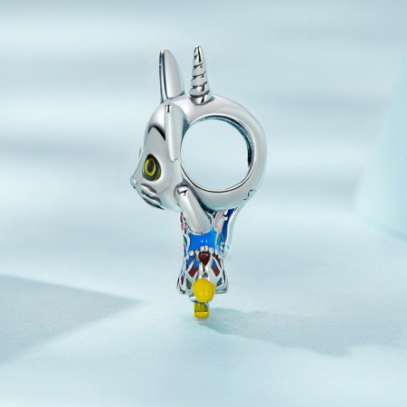 Pandantiv argint pisicuta unicorn [2]