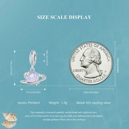 Pandantiv argint planeta scoicilor [13]