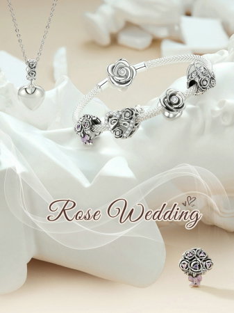 Pandantiv argint gentuta cu trandafiri [13]