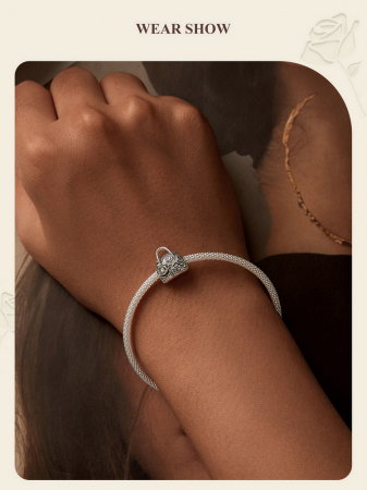 Pandantiv argint gentuta cu trandafiri [15]