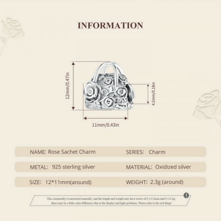 Pandantiv argint gentuta cu trandafiri [11]