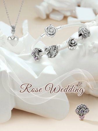 Pandantiv argint gentuta cu trandafiri [12]