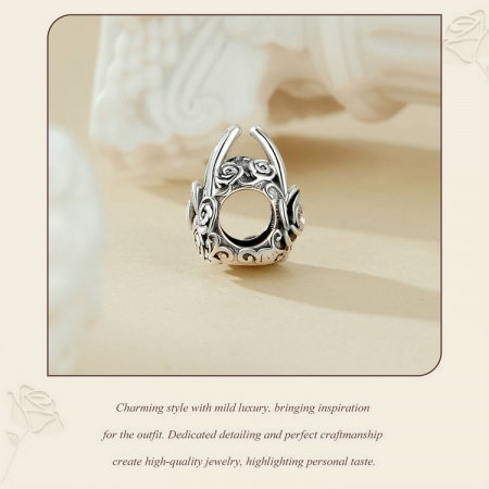 Pandantiv argint gentuta cu trandafiri [17]