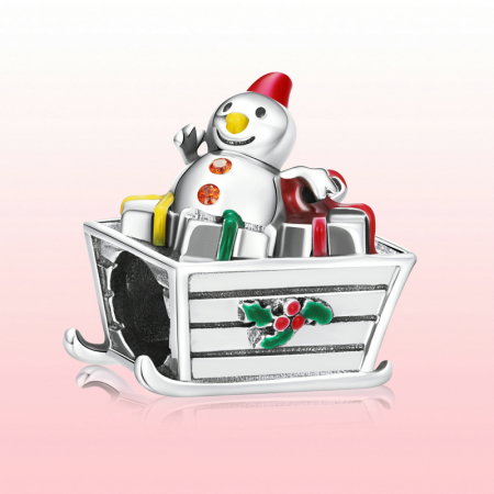 Pandantiv argint sania lui mos craciun [6]