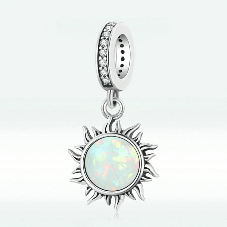 Pandantiv argint soare de opal [5]