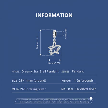 Pandantiv argint steaua visatoare [12]