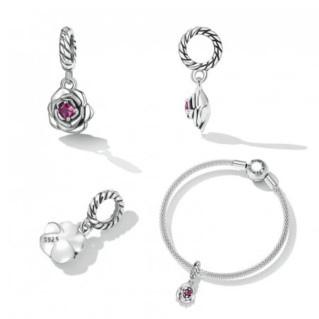 Pandantiv argint trandafir [6]