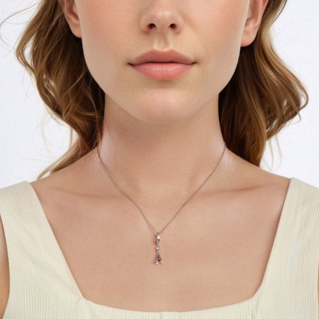 Pandantiv argint Turnul Eiffel [2]