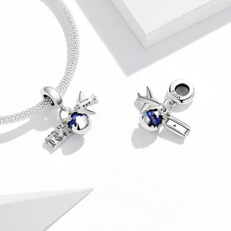 Pandantiv argint vacante fericite [3]