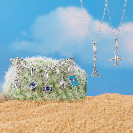 Pandantiv argint Worldwide Travel [12]