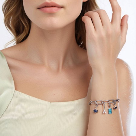 Pandantiv argint Worldwide Travel [14]