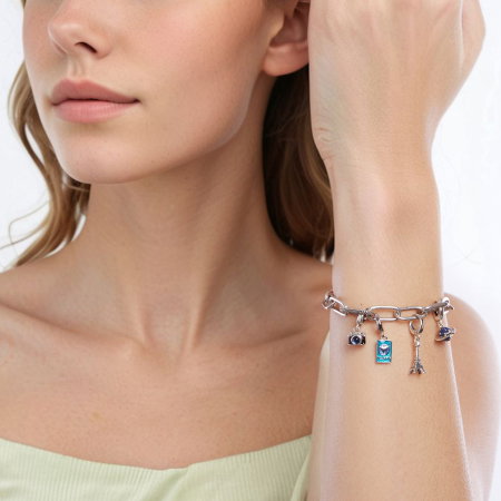 Pandantiv argint Worldwide Travel [13]