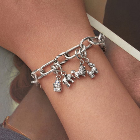 Pandantiv argint Yorkshire Terrier cu inchizatoare [9]