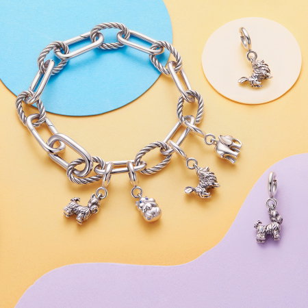 Pandantiv argint Yorkshire Terrier cu inchizatoare [8]