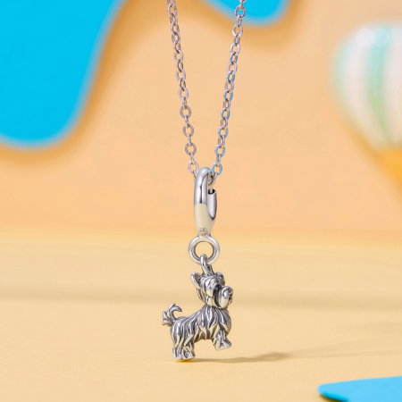 Pandantiv argint Yorkshire Terrier cu inchizatoare [4]