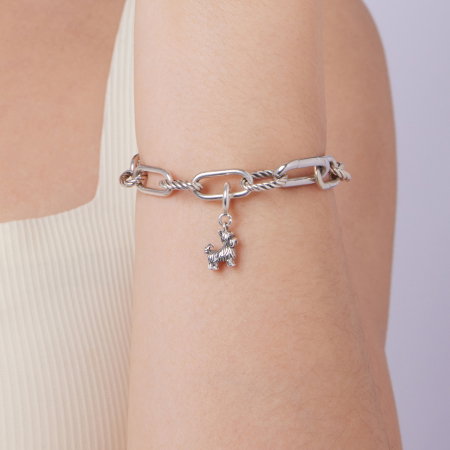 Pandantiv argint Yorkshire Terrier cu inchizatoare [7]