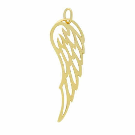 Pandantiv aripa de inger din argint 925 placat cu aur - Be Protected [1]