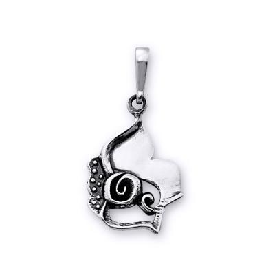 Pandantiv din argint 925 cu floare [0]