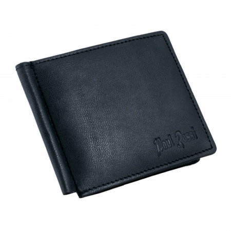 Portbancnota piele naturala Paul Rossi PBA01 Negru [0]