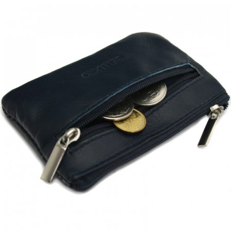 Portchei Albastru piele naturala Bellugio PCH54 [3]