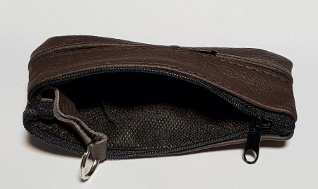 Portchei piele naturala Maron pentru chei lungi PCH82 [1]